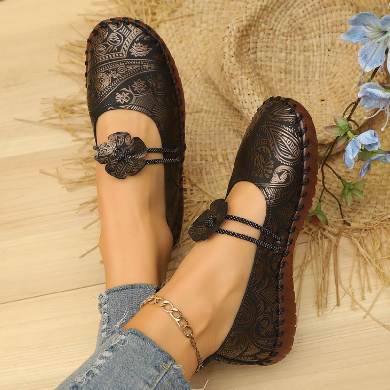 Women Shoes Loafers - أحذية نسائية ذات نعل ناعم للخريف،