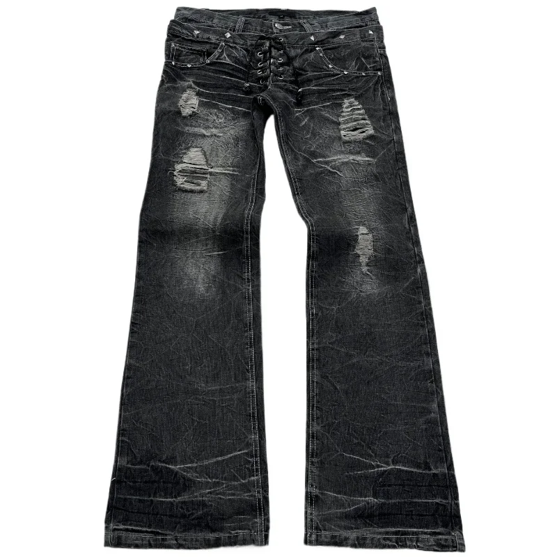 Women Shoes Jeans - جينز نسائي عصري بتصميم Y2K ريترو