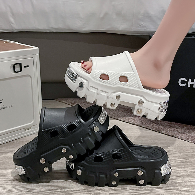 Women'S Shoes Paris - النساء النعال موضة منصة النعال فاسق