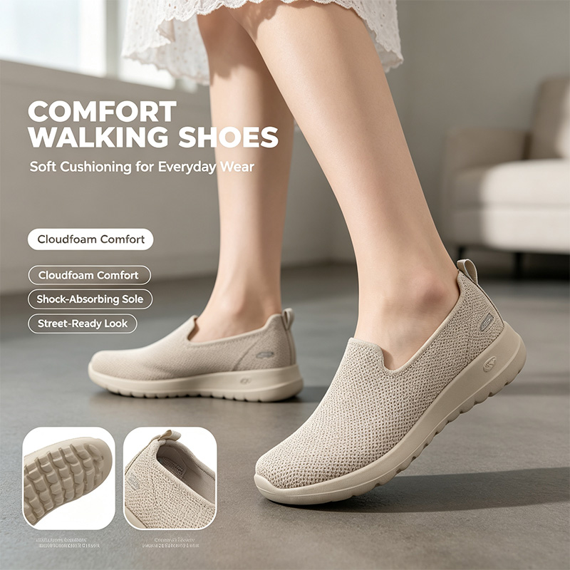 Women Shoes Zoom - أحذية سكيتشرز جو ووك الأصلية للنساء،