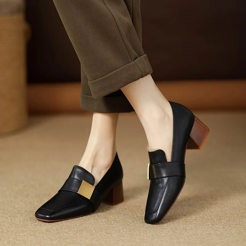 Women Shoes Jeans - أحذية نسائية عصرية مصنوعة من الجلد