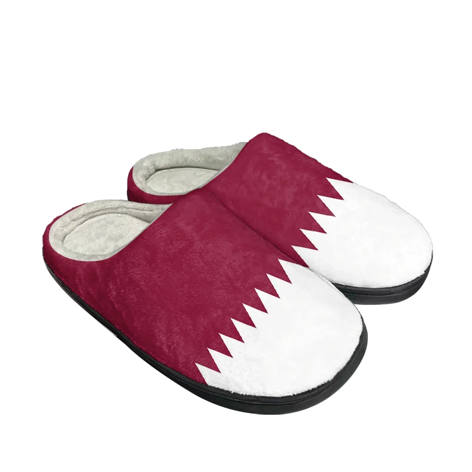 Women Shoes Qatar - علم قطر المنزل القطن مخصص النعال