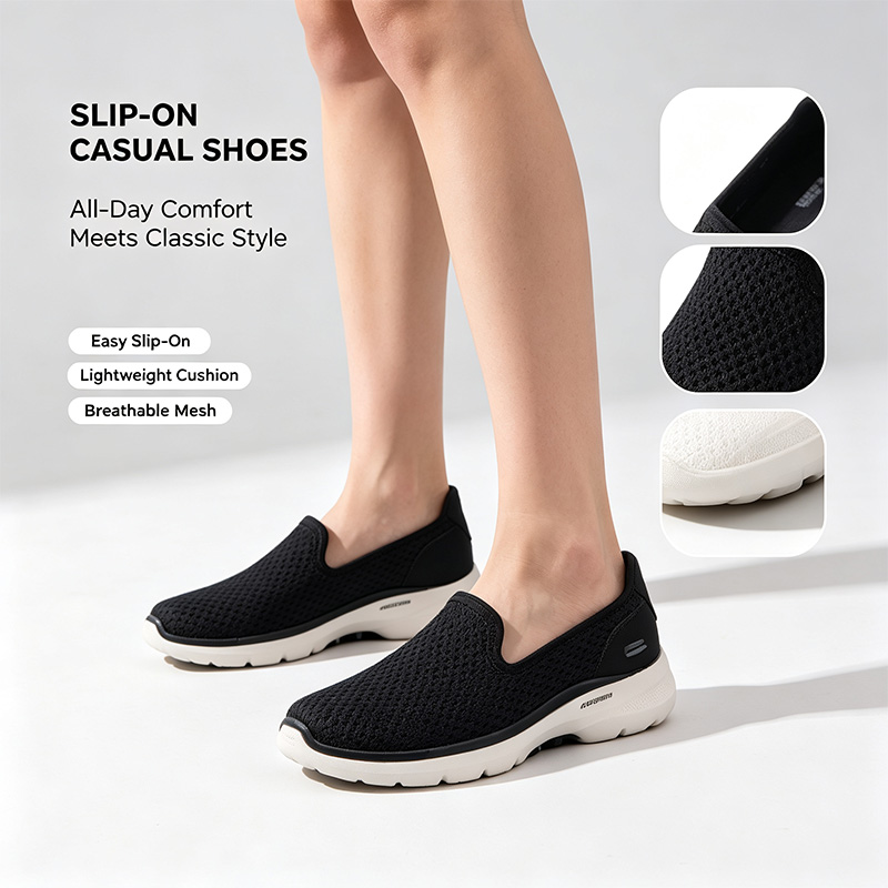 Women Shoes Zoom - حذاء سكيتشرز الأصلي جو ووك 6