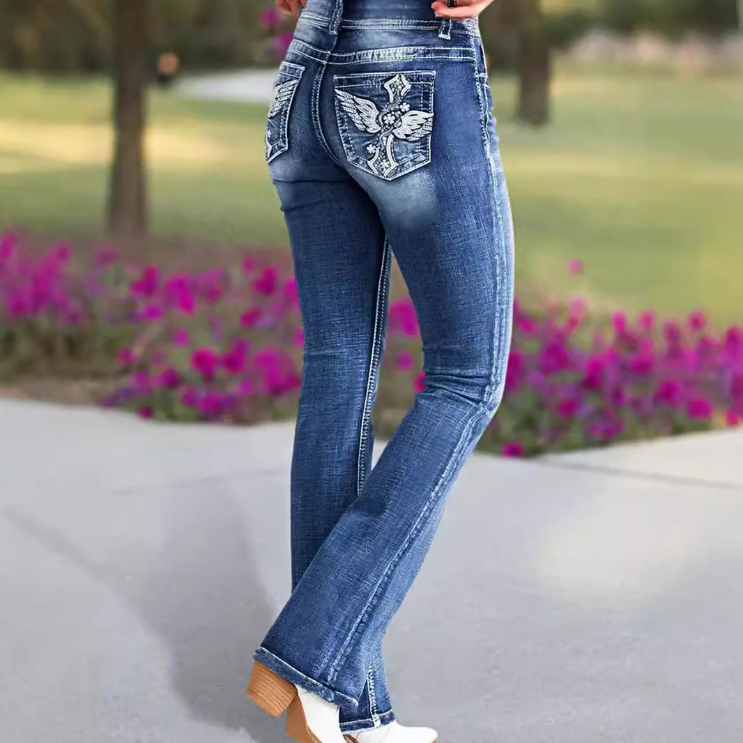 Women Shoes Jeans - جينز نسائي جديد موديل 2025 بخصر