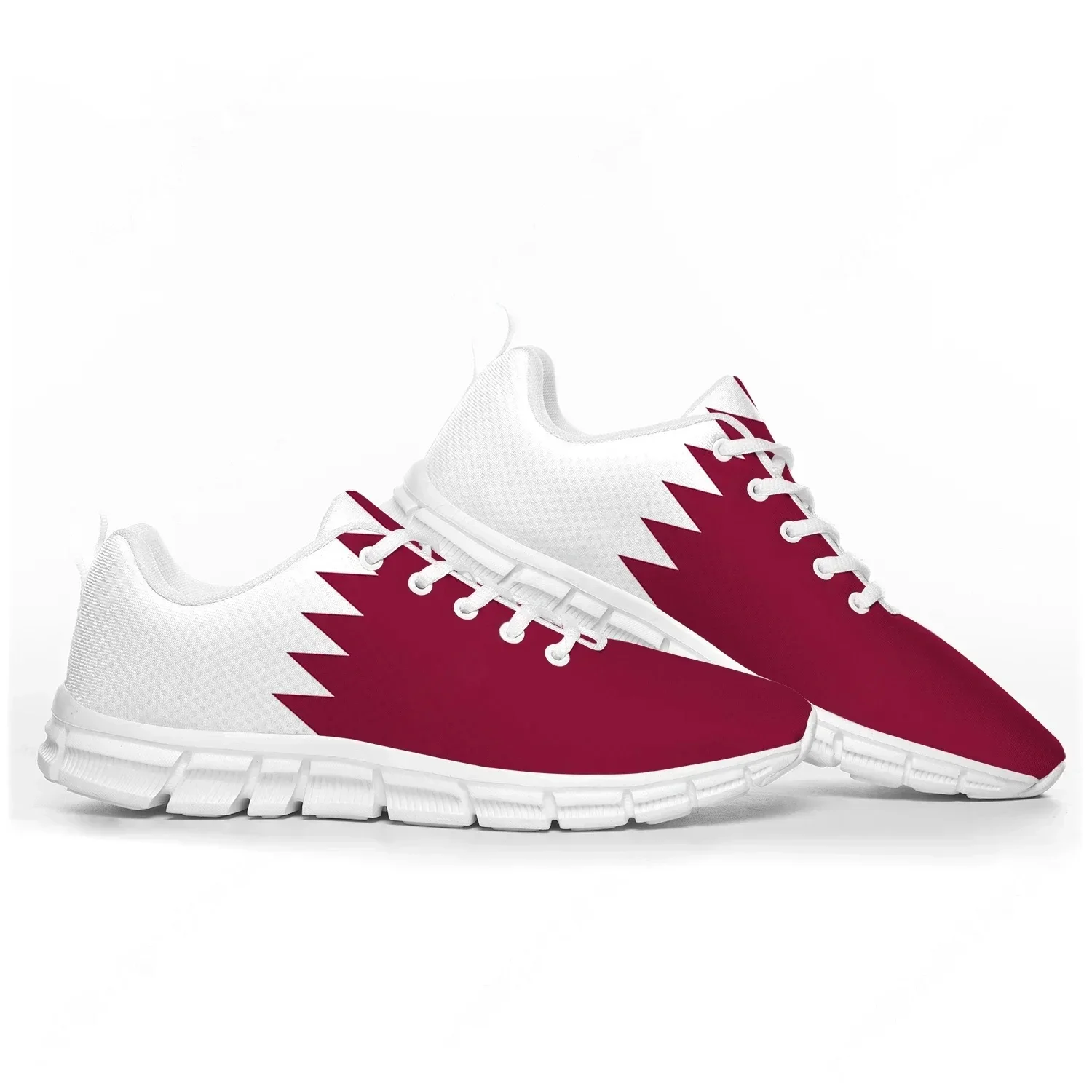 Women Shoes Qatar - أحذية رياضية بعلم قطر للرجال والنساء