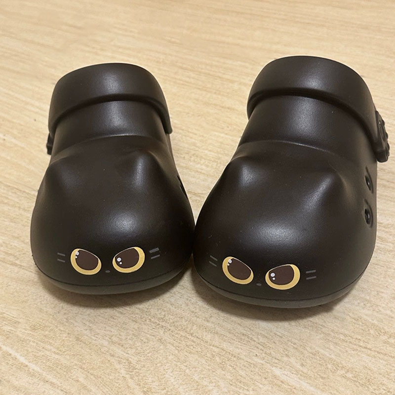 Women Shoes Mules - شباشب جديدة مبتكرة على شكل قطة