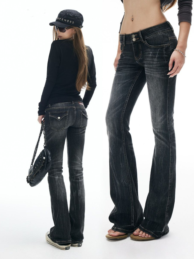 Women Shoes Jeans - نسيج الموضة الرجعية الخريف جديد الصناعة