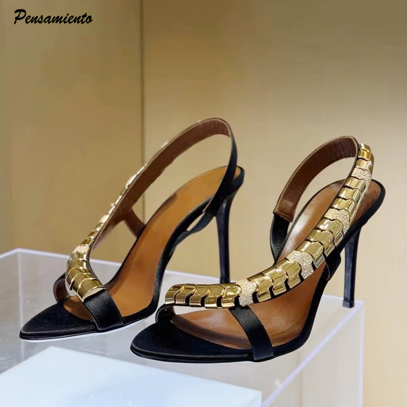 صنادل نسائية فاخرة مرصعة بالأح - مراجعة Gladiator Sandal Women وسعره
