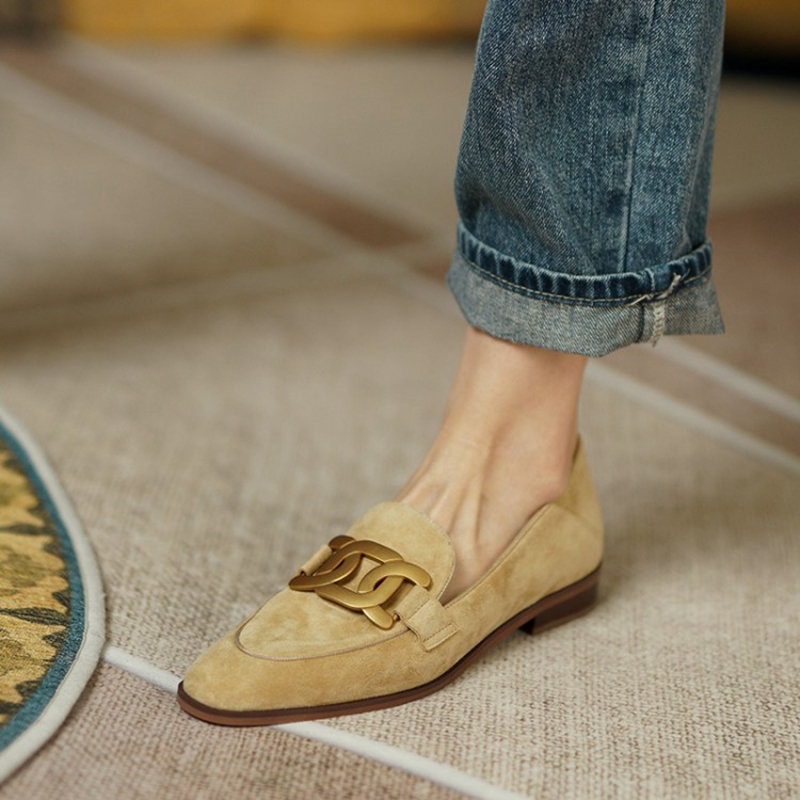 جلد الغزال النساء المتسكعون ال - مراجعة Women Shoes Loafers وسعره