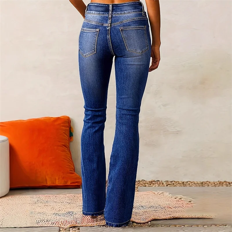2025 خمر منتصف الخصر غسلها جين - مراجعة Women Shoes Jeans وسعره