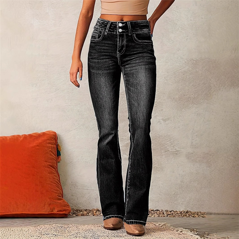 2025 خمر منتصف الخصر غسلها جين - مراجعة Women Shoes Jeans وسعره
