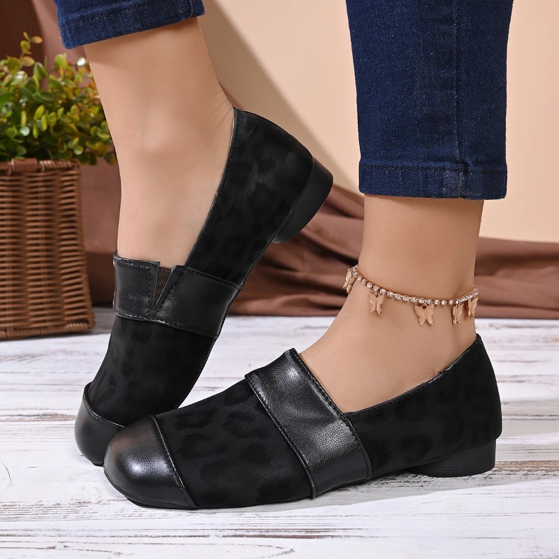 أحذية نسائية أنيقة بنقشة الفهد - مراجعة Women Shoes Loafers وسعره