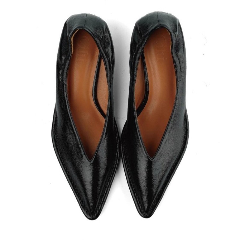 حذاء فردي جديد بمقدمة مدببة لع - مراجعة Women Shoes Mules وسعره
