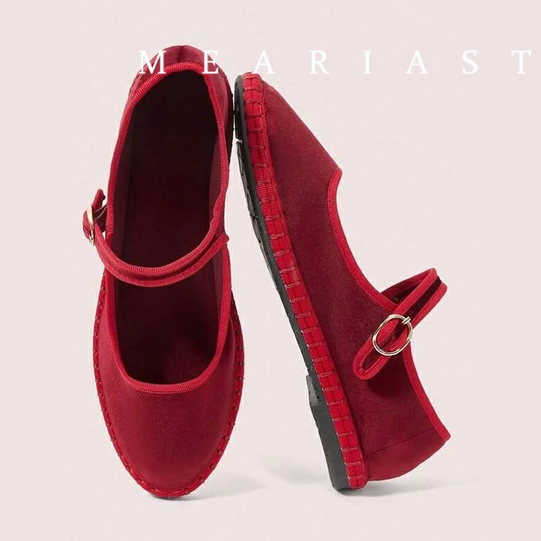 أحذية ريد ماري جينز فلات للنسا - مراجعة Women Shoes Jeans وسعره