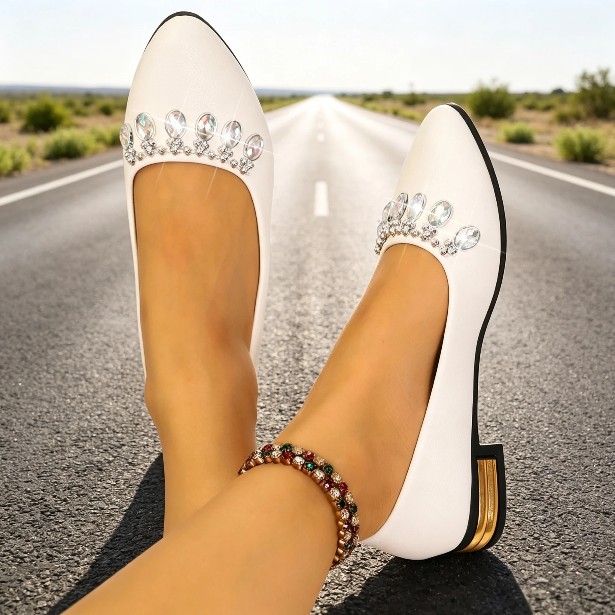 أحذية نسائية مسطحة ذات مقدمة م - مراجعة Women Shoes Loafers وسعره