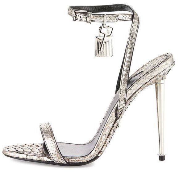 شارب أشار الذهب قفل Strappy عا - مراجعة Women Shoes Jeans وسعره