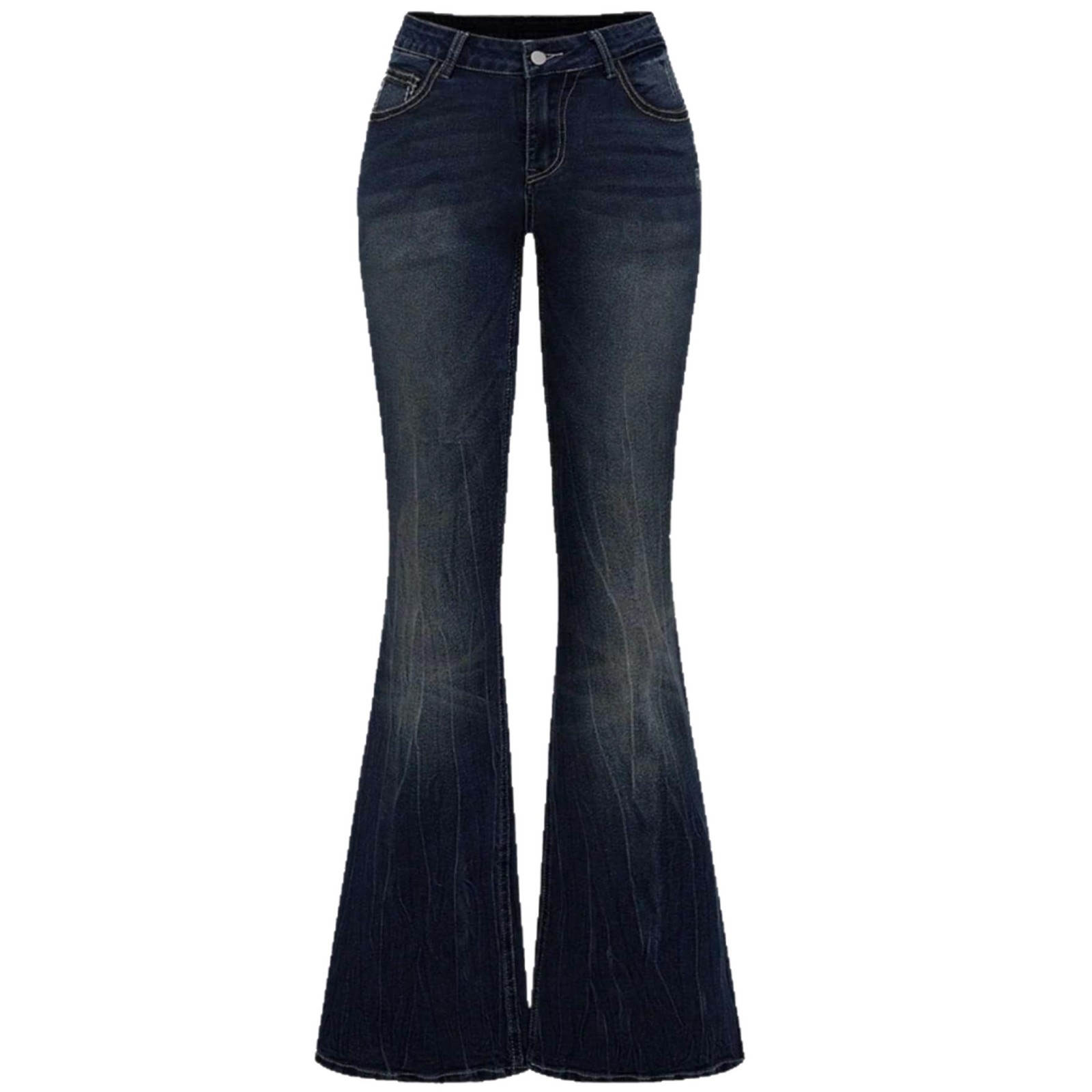 بنطلون جينز نسائي واسع الساق ب - مراجعة Women Shoes Jeans وسعره