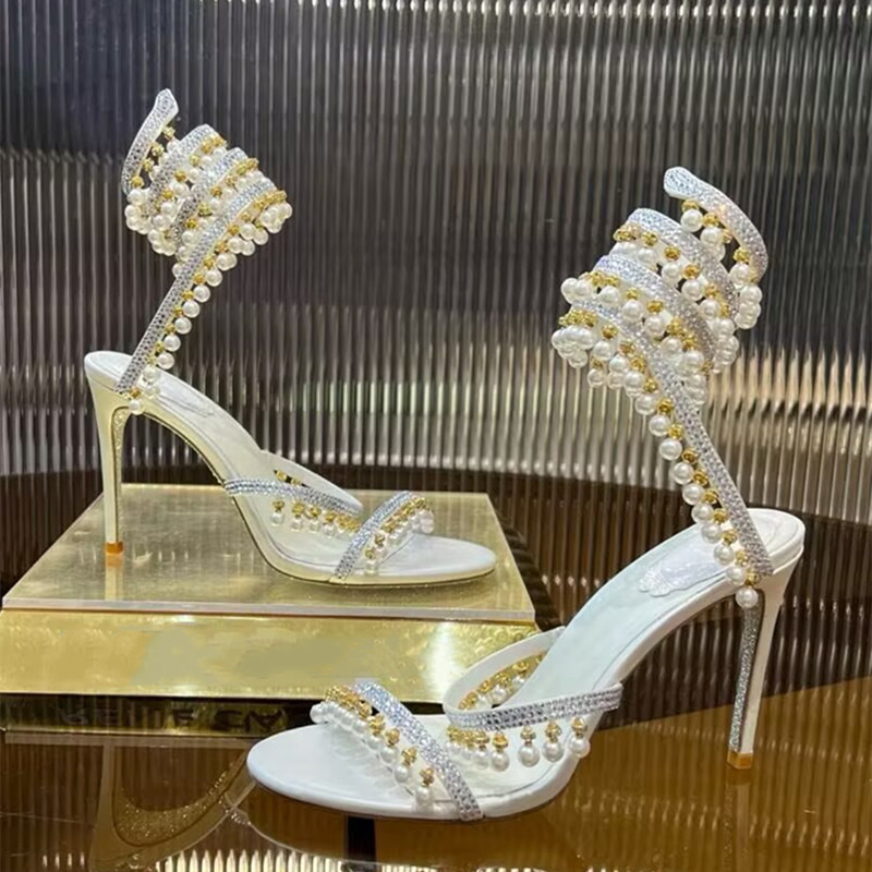 صنادل نسائية فاخرة مزينة بالأح - مراجعة Gladiator Sandal Women وسعره