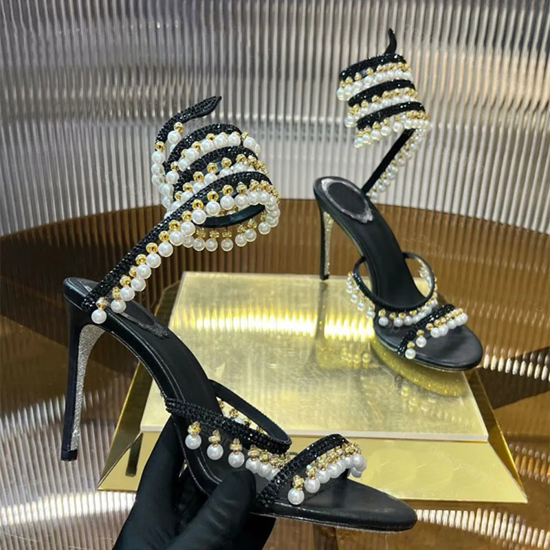 صنادل نسائية فاخرة مزينة بالأح - مراجعة Gladiator Sandal Women وسعره