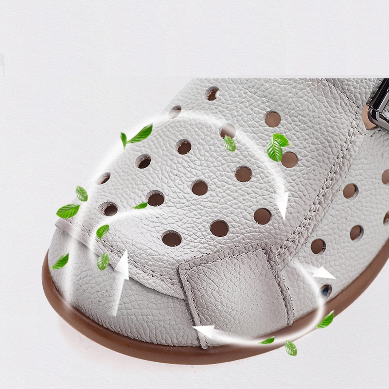 صنادل نسائية جديدة من جلد البق - مراجعة Women Shoes Mules وسعره