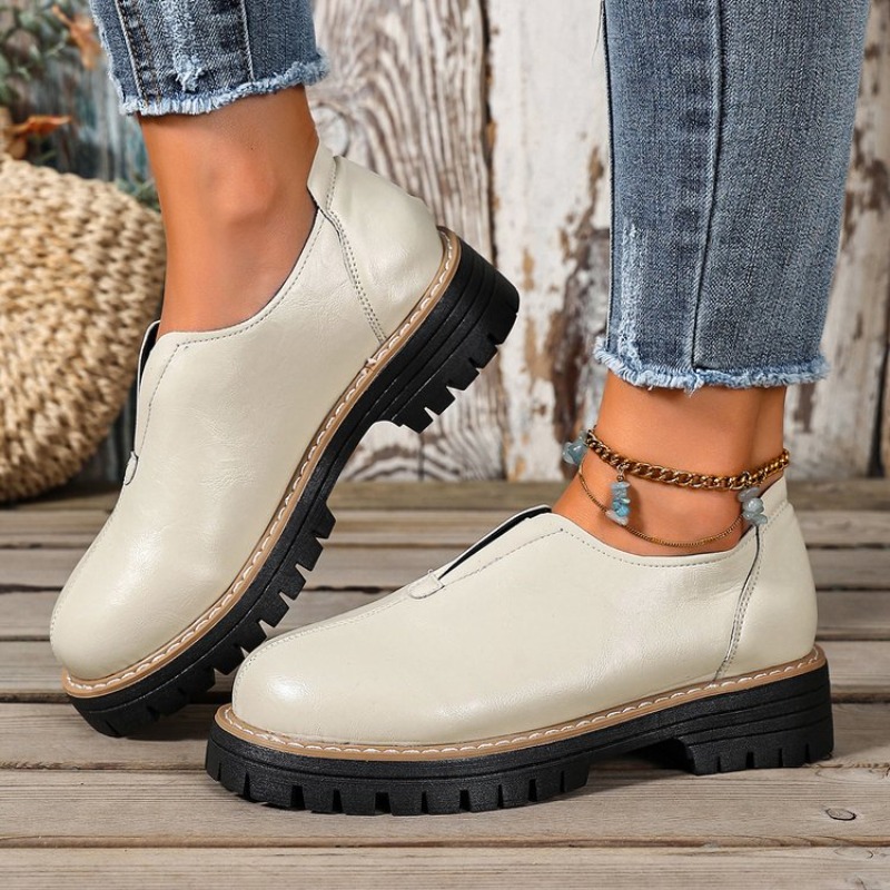 أحذية نسائية على الطراز البريط - مراجعة Women Shoes Loafers وسعره