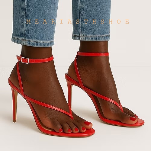 صندل نسائي بكعب عالٍ رفيع مدبب - مراجعة Gladiator Sandal Women وسعره