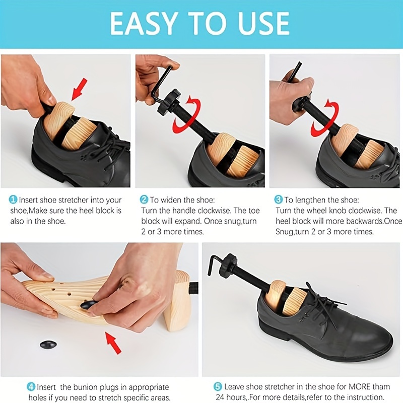 موسع أحذية خشبي للنساء والرجال - مراجعة Women'S Shoes For Bunions وسعره